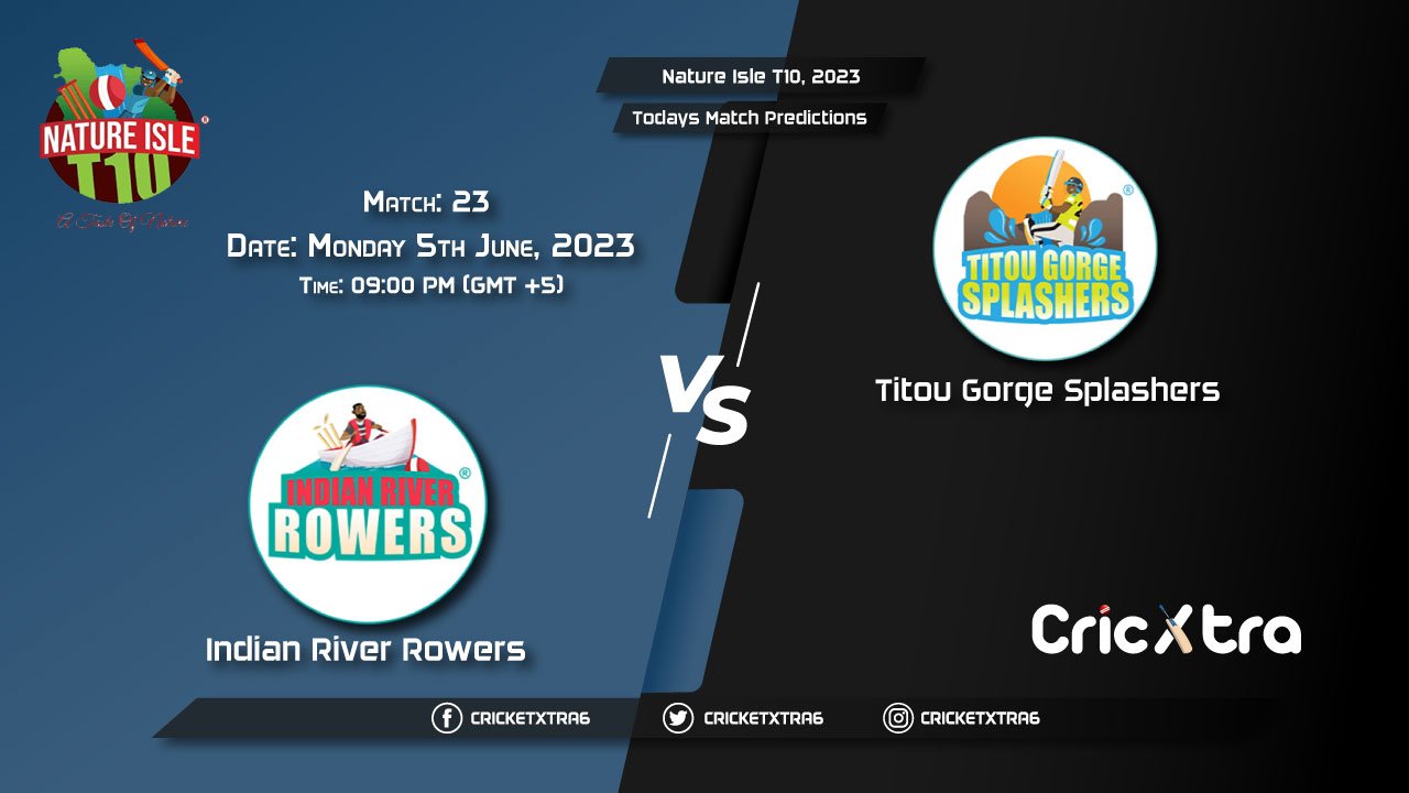 Nature Isle T10, 2023, IRR vs TGS 23rd Match Prediction, Fantasy Cricket Tips
