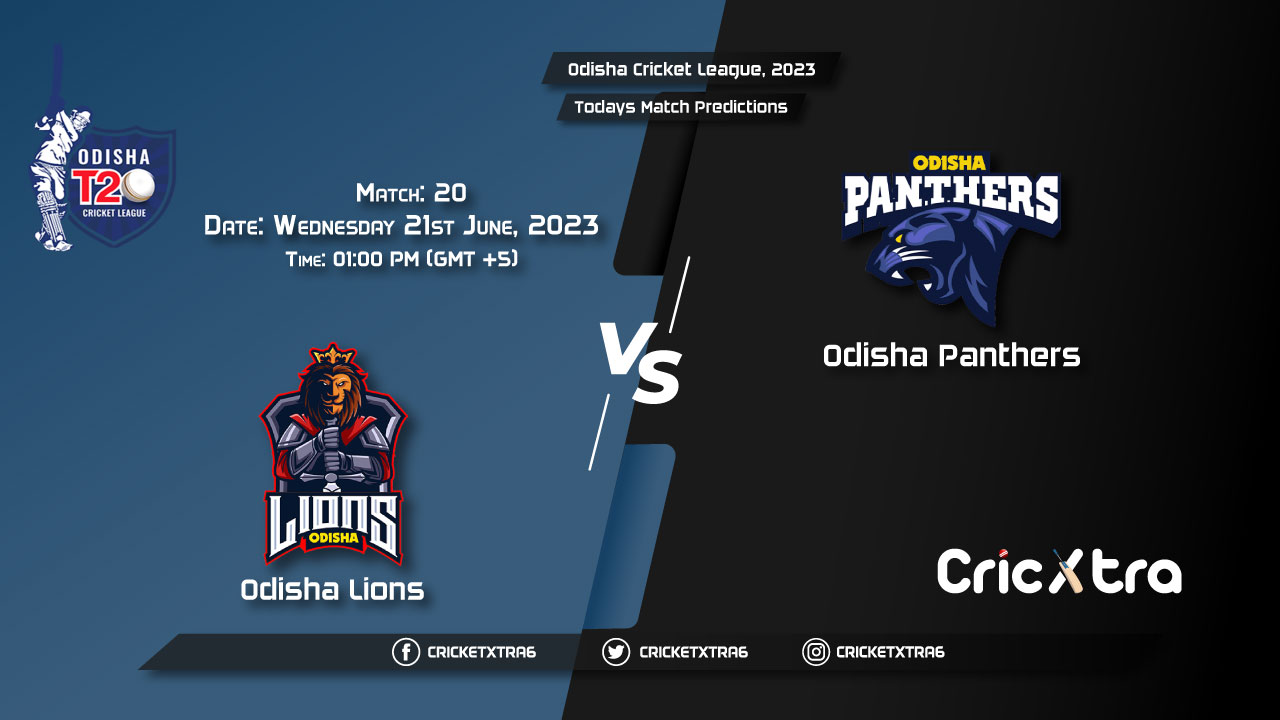 Odisha Cricket League, 2023, ODL vs OPA 20th Match Prediction, Fantasy Cricket Tips