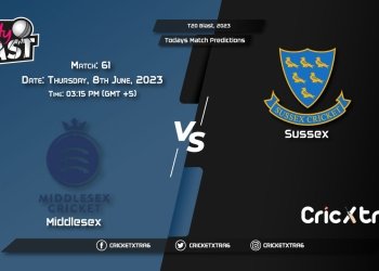 T20 Blast, 2023, MID vs SUS 61st Match Prediction, Fantasy Cricket Tips