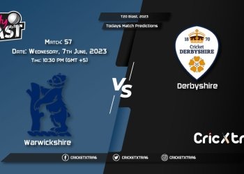 T20 Blast, 2023, WAS vs DER 57th Match Prediction, Fantasy Cricket Tips