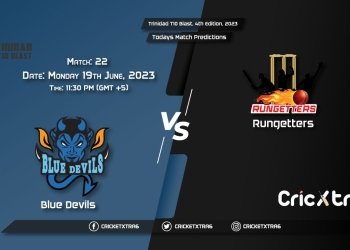 Trinidad T10 Blast, 4th Edition, 2023, BLD vs RUN 22nd Match Prediction, Fantasy Cricket Tips