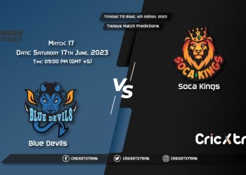 Trinidad T10 Blast, 4th Edition, 2023, BLD vs SCK 17th Match Prediction, Fantasy Cricket Tips