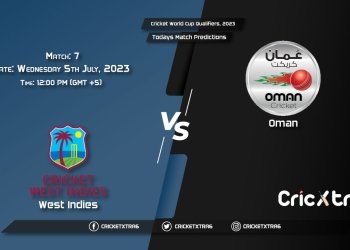 Cricket World Cup Qualifiers, 2023, WI vs OMA Super Sixes - Match 7 Prediction, Fantasy Cricket Tips
