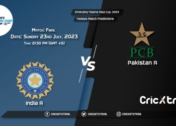 Emerging Teams Asia Cup, 2023, IN-A vs PK-A Final Match Prediction, Fantasy Cricket Tips