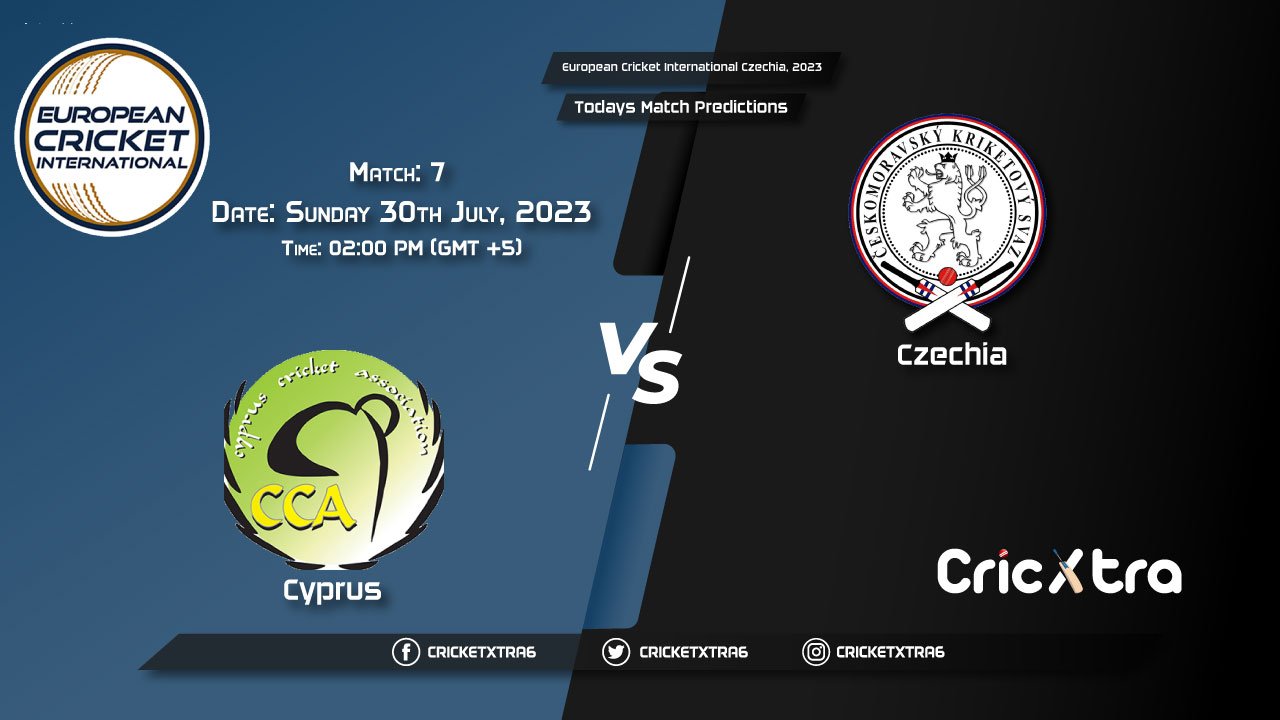 European Cricket International Czechia, 2023, CYP vs CZE 7th Match Prediction, Fantasy Cricket Tips
