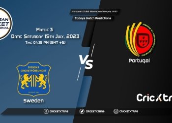 European Cricket International Hungary, 2023, SWE vs POR 3rd Match Prediction, Fantasy Cricket Tips