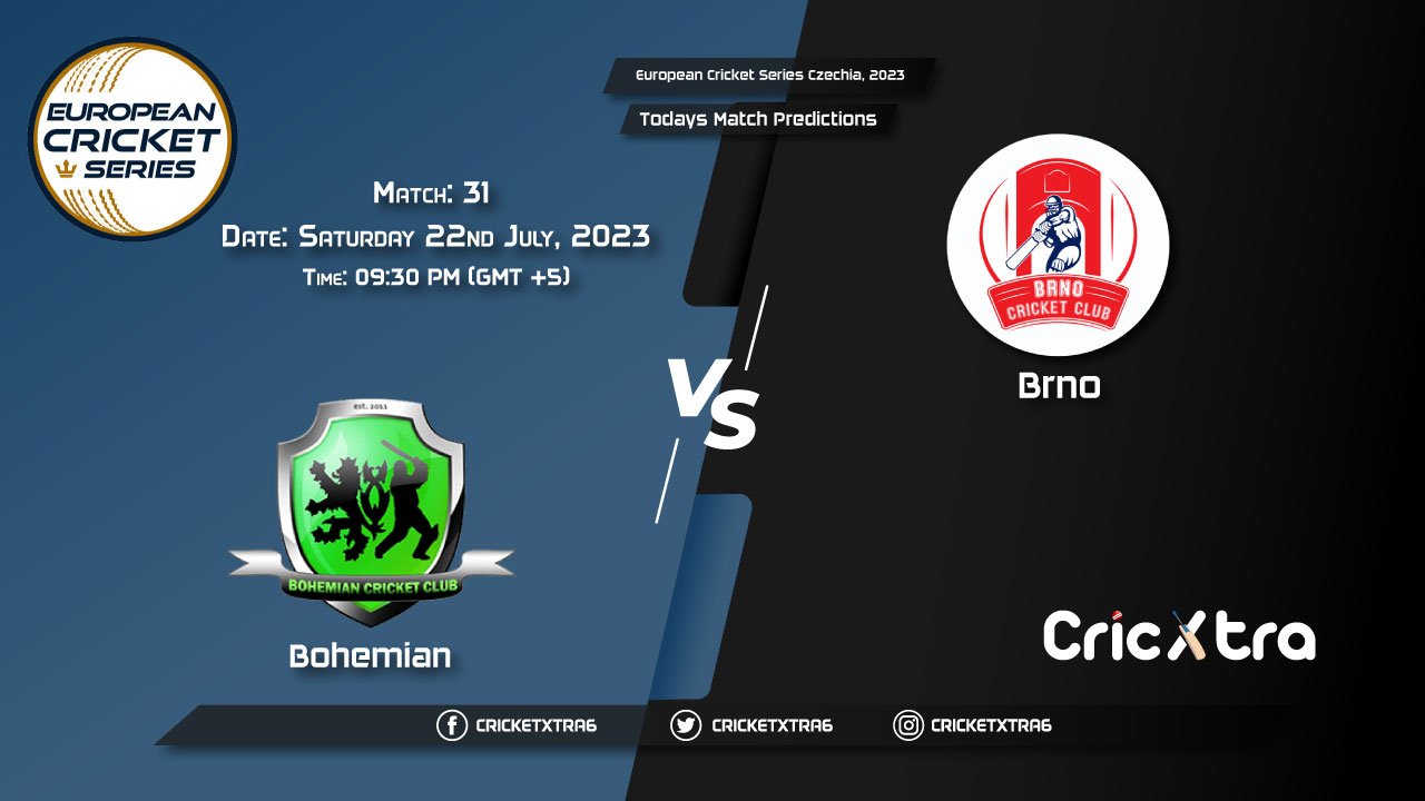 European Cricket Series Czechia, 2023, BCC vs BRN 31st Match Prediction, Fantasy Cricket Tips