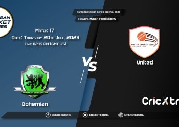 European Cricket Series Czechia, 2023, BCC vs UCC 17th Match Prediction, Fantasy Cricket Tips
