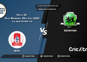 European Cricket Series Czechia, 2023, BRN vs BCC 50th Match Prediction, Fantasy Cricket Tips