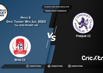 European Cricket Series Czechia, 2023, BRN vs PCC 6th Match Prediction, Fantasy Cricket Tips
