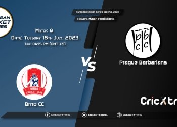 European Cricket Series Czechia, 2023, BRN vs PRB 8th Match Prediction, Fantasy Cricket Tips