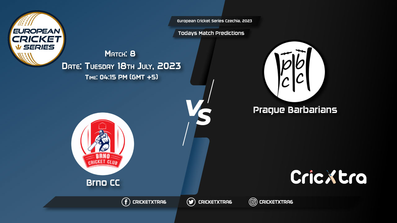 European Cricket Series Czechia, 2023, BRN vs PRB 8th Match Prediction, Fantasy Cricket Tips