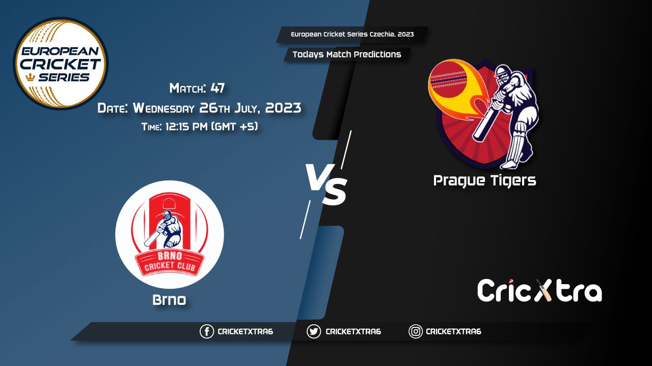 European Cricket Series Czechia, 2023, BRN vs PRT 47th Match Prediction, Fantasy Cricket Tips