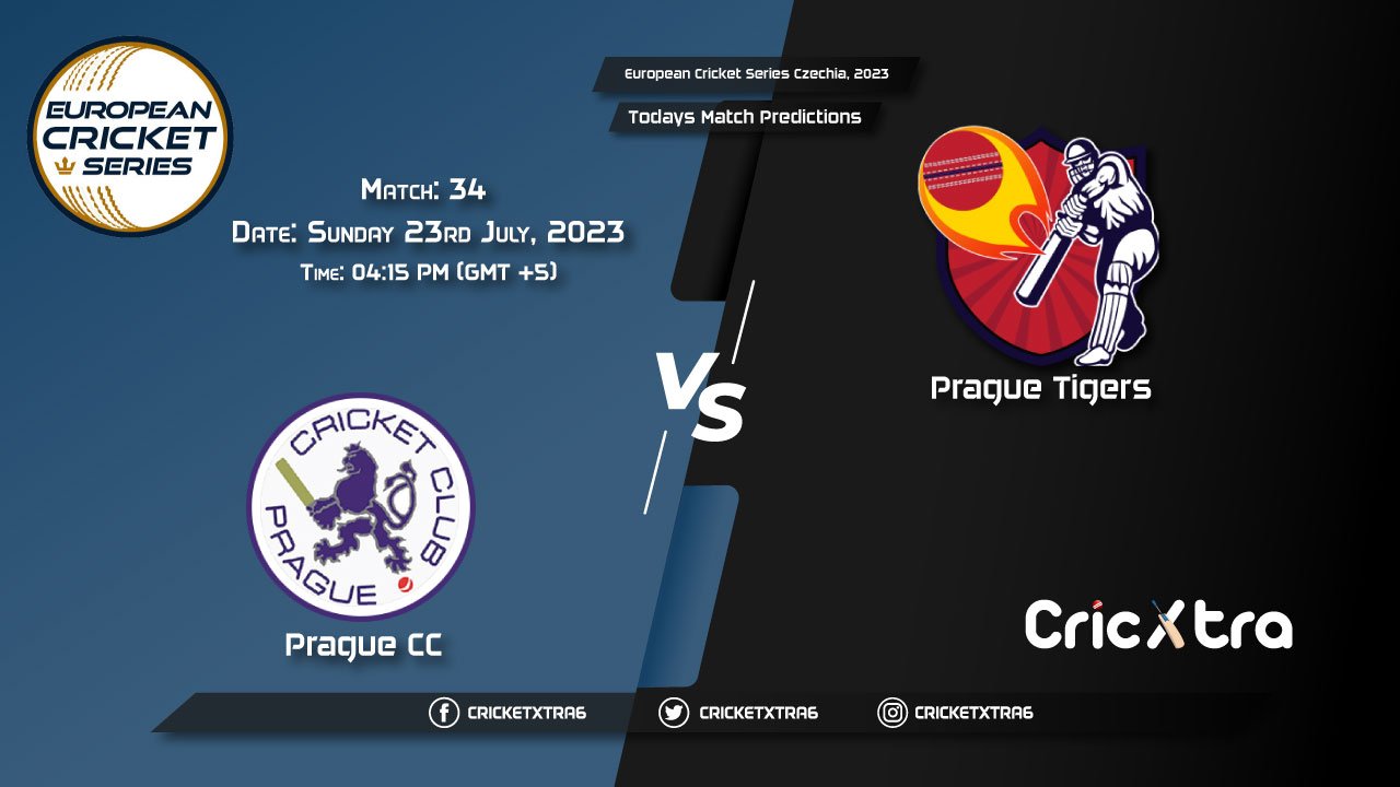 European Cricket Series Czechia, 2023, PCC vs PRT 34th Match Prediction, Fantasy Cricket Tips