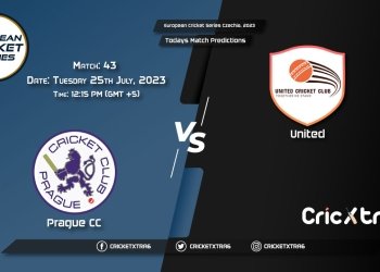European Cricket Series Czechia, 2023, PCC vs UCC 43rd Match Prediction, Fantasy Cricket Tips