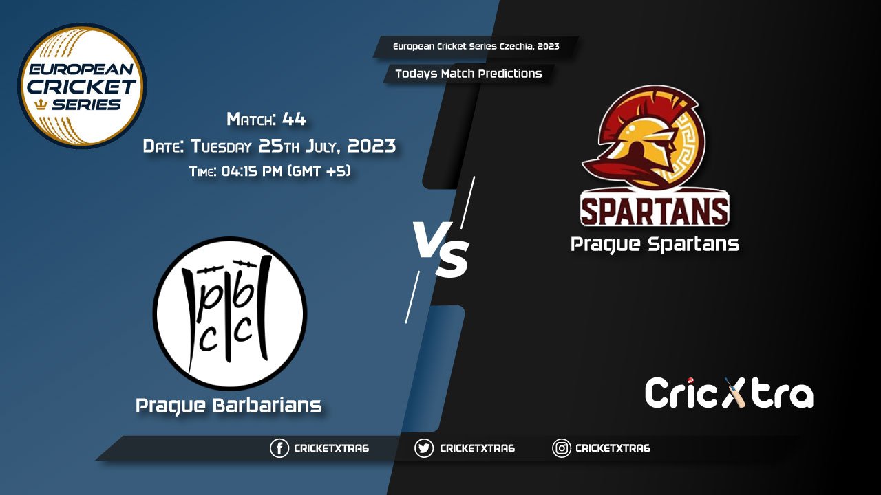 European Cricket Series Czechia, 2023, PRB vs PRS 44th Match Prediction, Fantasy Cricket Tips