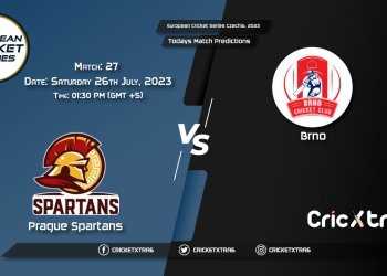 European Cricket Series Czechia, 2023, PRS vs BRN 27th Match Prediction, Fantasy Cricket Tips