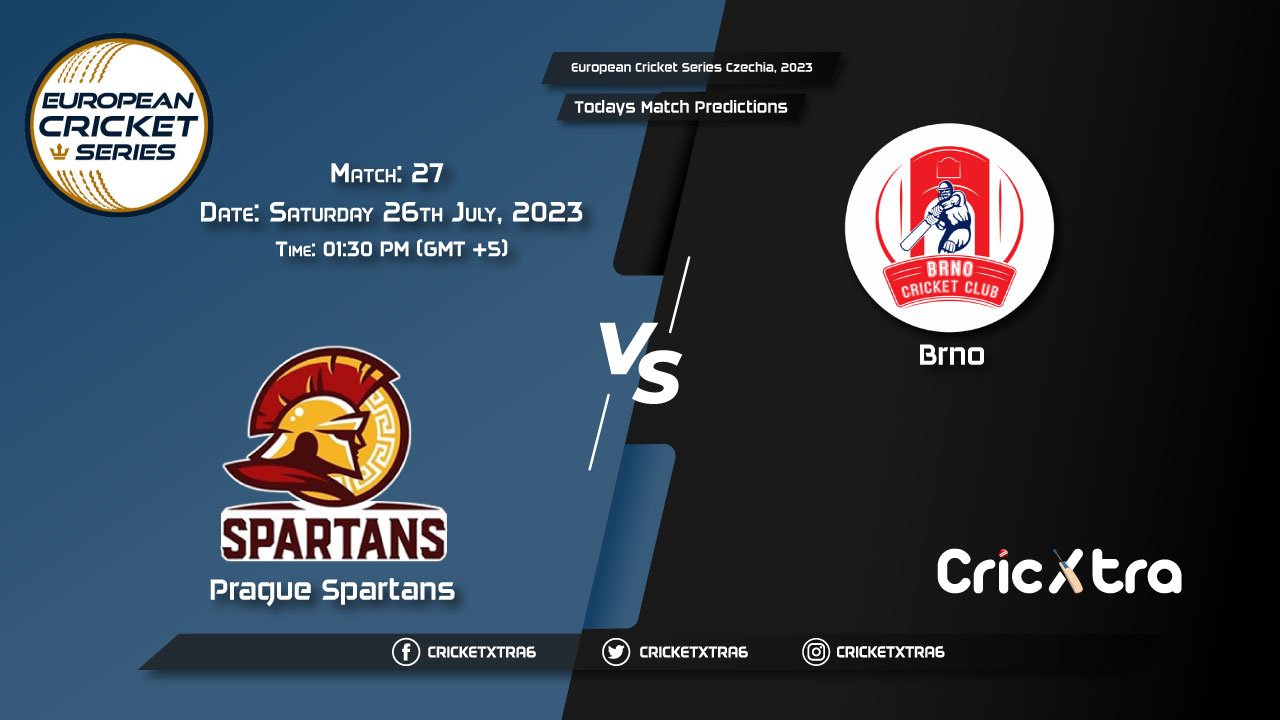 European Cricket Series Czechia, 2023, PRS vs BRN 27th Match Prediction, Fantasy Cricket Tips