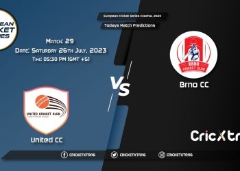 European Cricket Series Czechia, 2023, UCC vs BRN 29th Match Prediction, Fantasy Cricket Tips