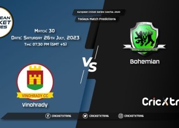 European Cricket Series Czechia, 2023, VCC vs BCC 30th Match Prediction, Fantasy Cricket Tips
