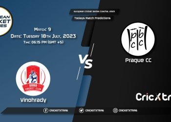 European Cricket Series Czechia, 2023, VCC vs PCC 9th Match Prediction, Fantasy Cricket Tips
