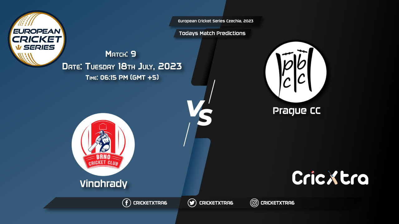 European Cricket Series Czechia, 2023, VCC vs PCC 9th Match Prediction, Fantasy Cricket Tips