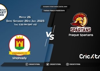 European Cricket Series Czechia, 2023, VCC vs PRS 26th Match Prediction, Fantasy Cricket Tips
