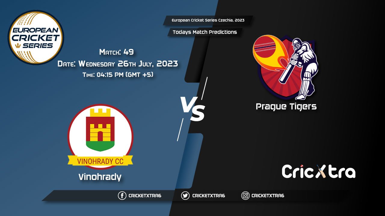 European Cricket Series Czechia, 2023, VCC vs PRT 49th Match Prediction, Fantasy Cricket Tips