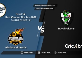 European Cricket Series Hungary, 2023, BLB vs RF 49th Match Prediction, Fantasy Cricket Tips