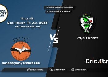 European Cricket Series Hungary, 2023, DCC vs RF 45th Match Prediction, Fantasy Cricket Tips