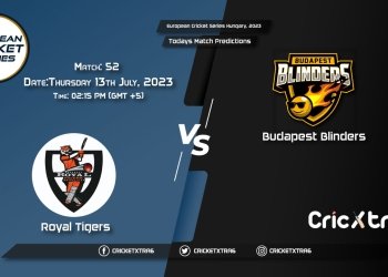 European Cricket Series Hungary, 2023, ROT vs BUB 52nd Match Prediction, Fantasy Cricket Tips