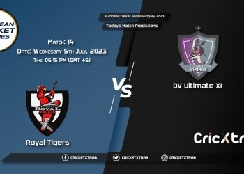 European Cricket Series Hungary, 2023, ROT vs DVU 14th Match Prediction, Fantasy Cricket Tips