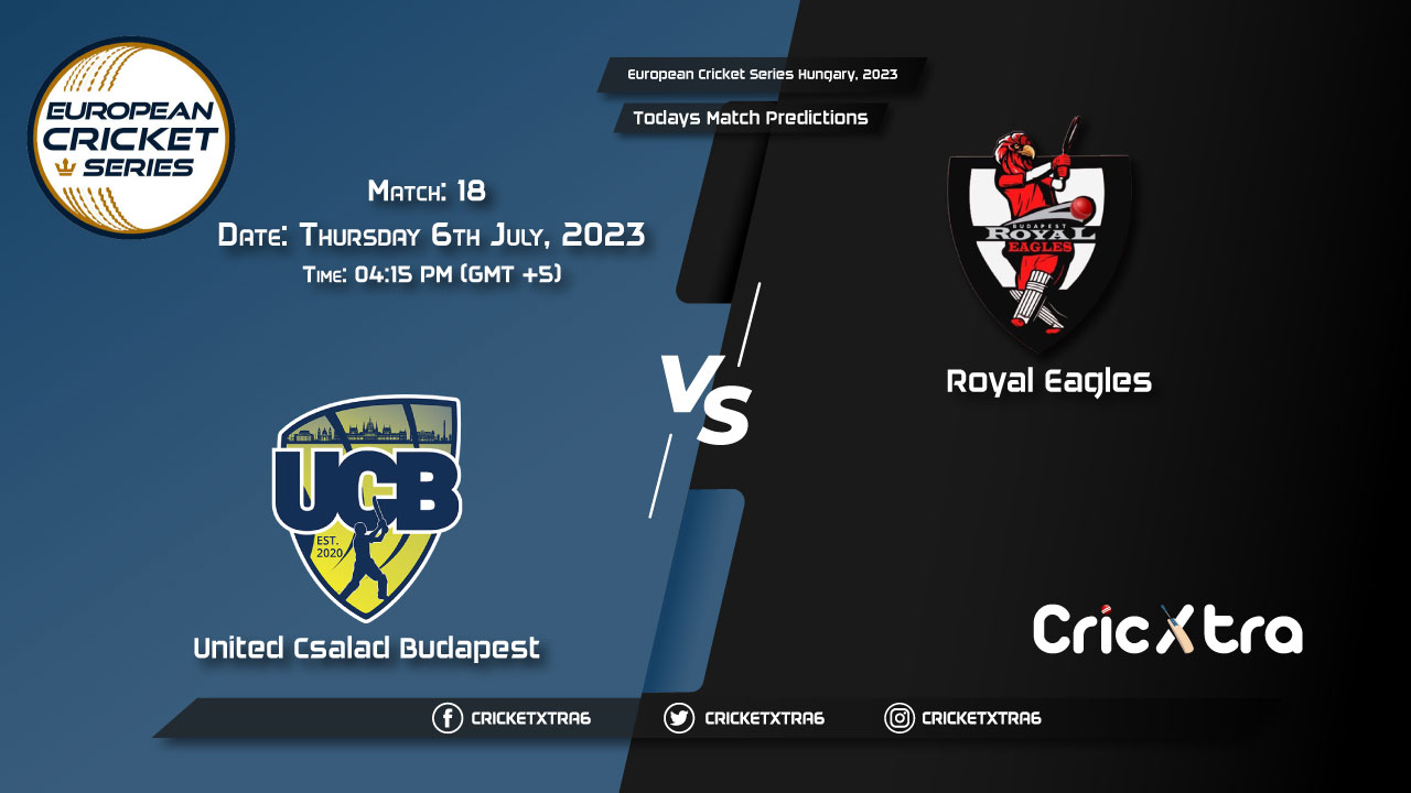 European Cricket Series Hungary, 2023, UCB vs REA 18th Match Prediction, Fantasy Cricket Tips