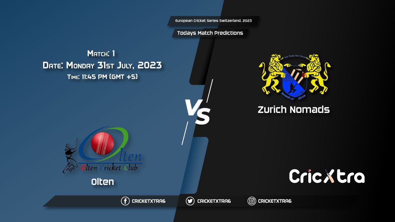 European Cricket Series Switzerland, 2023, OLT vs ZNM 1st Match Prediction, Fantasy Cricket Tips