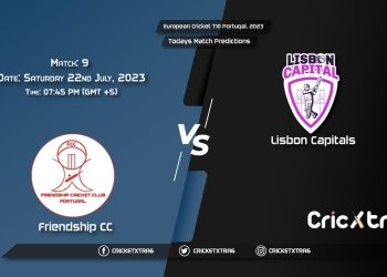 European Cricket T10 Portugal, 2023, FRD vs LCA 9th Match Prediction, Fantasy Cricket Tips