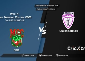 European Cricket T10 Portugal, 2023, MAL vs LCA 4th Match Prediction, Fantasy Cricket Tips