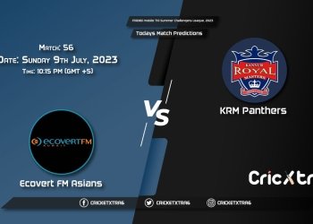 FRiENDi mobile T10 Summer Challengers League, 2023, EFA vs KRM 56th Match Prediction, Fantasy Cricket Tips
