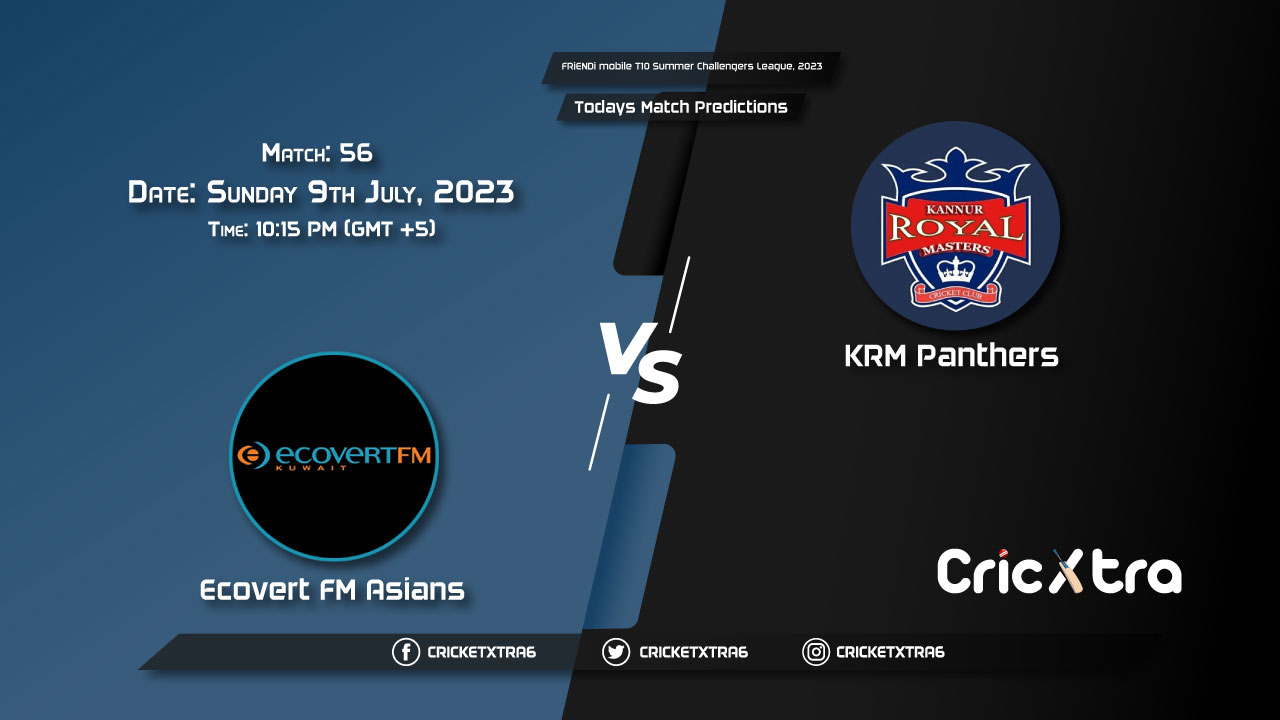 FRiENDi mobile T10 Summer Challengers League, 2023, EFA vs KRM 56th Match Prediction, Fantasy Cricket Tips