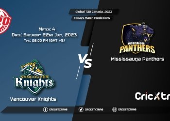 Global T20 Canada, 2023, VK vs MP 4th Match Prediction, Fantasy Cricket Tips