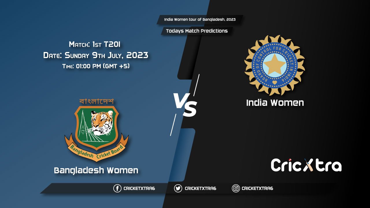 India Women tour of Bangladesh, 2023, BD-W vs IND-W 1st T20I Match Prediction, Fantasy Cricket Tips