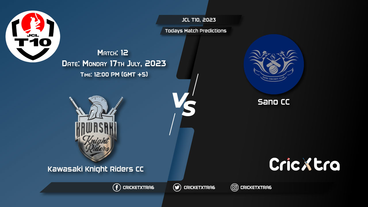 JCL T10, 2023, KAW vs SAN 12th Match Prediction, Fantasy Cricket Tips
