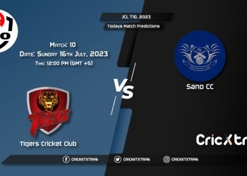 JCL T10, 2023, TCC vs SAN 10th Match Prediction, Fantasy Cricket Tips