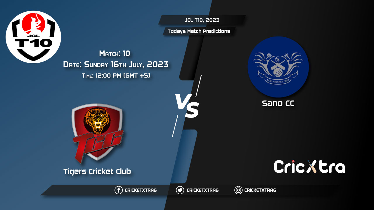 JCL T10, 2023, TCC vs SAN 10th Match Prediction, Fantasy Cricket Tips