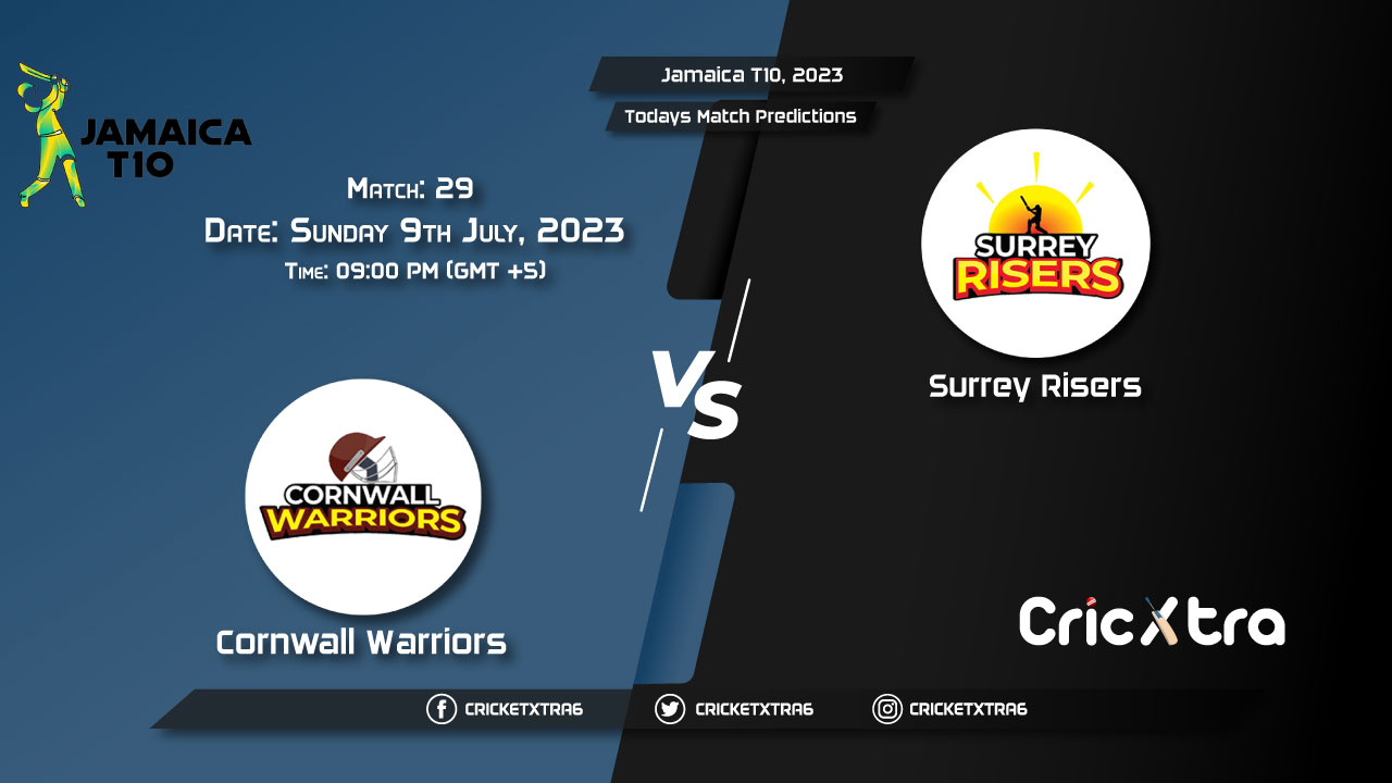 Jamaica T10, 2023, CWA vs SRI 29th Match Prediction, Fantasy Cricket Tips