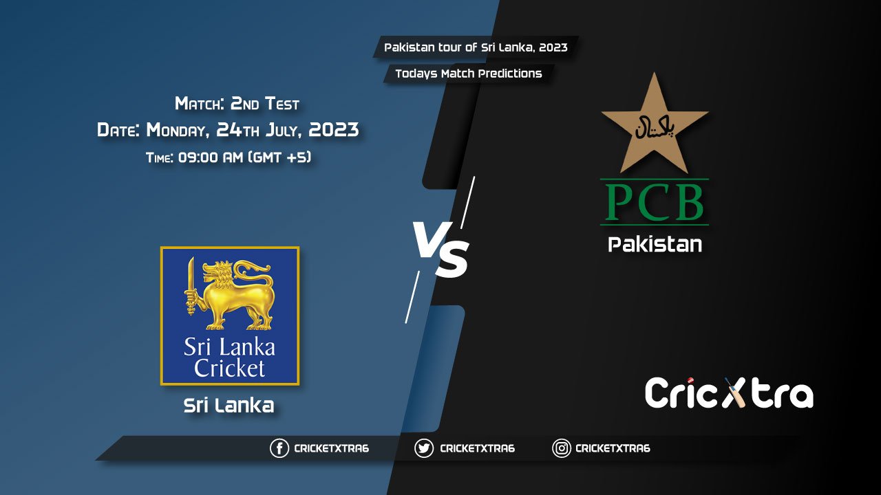 Pakistan tour of Sri Lanka, 2023, SL vs PAK 2nd Test Match Prediction, Fantasy Cricket Tips