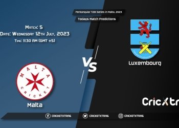 Pentangular T20I Series in Malta, 2023, MAL vs LUX 5th Match Prediction, Fantasy Cricket Tips