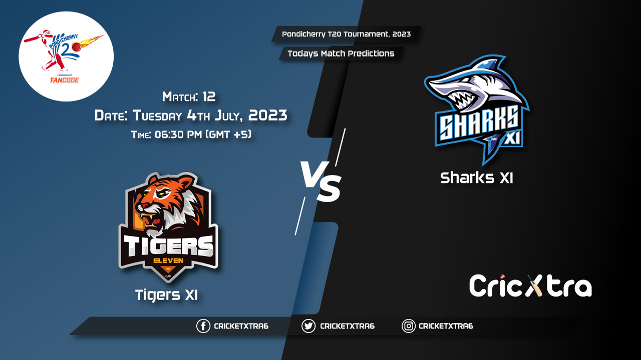 Pondicherry T20 Tournament, 2023, TIG vs SHA 14th Match Prediction, Fantasy Cricket Tips