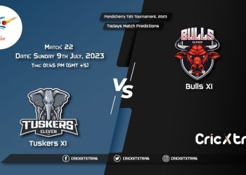 Pondicherry T20 Tournament, 2023, TUS vs BUL 22nd Match Prediction, Fantasy Cricket Tips