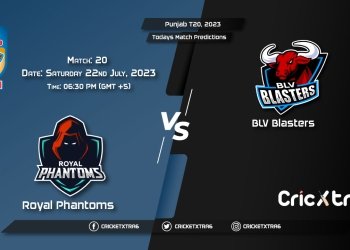 Punjab T20, 2023, RPT vs BLT 20th Match Prediction, Fantasy Cricket Tips