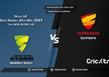 Rachael Heyhoe Flint Trophy, 2023, WS vs SUN 40th Match Prediction, Fantasy Cricket Tips, Pitch Report and Injury Update